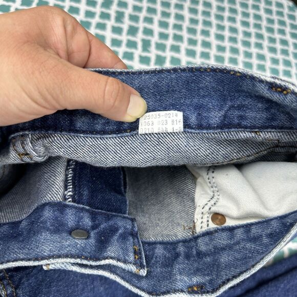 Vintage 1970s Levi's 25035 0214 Made in USA Jean Women Size 12 Blue ( 28x26 ) - Picture 5 of 16